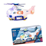 Battery Operated Police Helicopter 20cm - with Sound / Light
